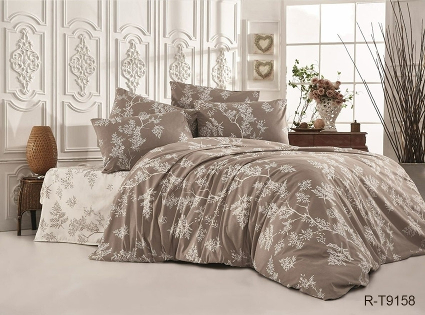 Постільна білизна двоспальний ранфорс (Туреччина) ТМ TAG R-T9158, фото 1