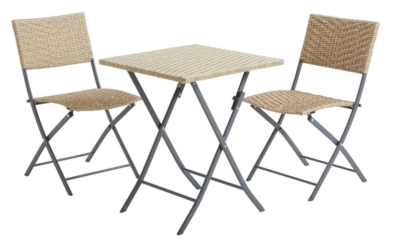 Комплект складной садовой мебели натура (раскладные 2 стула + складной столик ), buuba - фото 1 - id-p1604595259