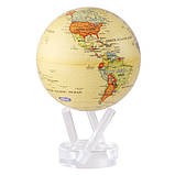 Гіроглобус Solar Globe Mova Фізична карта світу, куб, фото 2