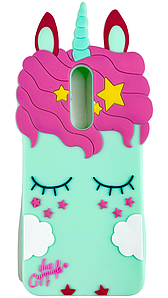 Гумовий 3D чохол для Xiaomi Redmi 8A (наредмі 8а) My little pony бірюзовий