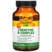 Коэнзим В-комплекс Country Life "Coenzyme B-Complex" кофермент (120 веганских капсул)