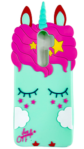 Гумовий 3D чохол для Xiaomi Redmi Note 8 Pro (наредмі ноут 8 про) My little pony бірюзовий