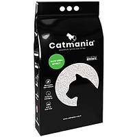 Бентонитовый наполнитель Catmania для кошек с запахом алое вера, зеленые гранулы, 5 л 4,25 кг