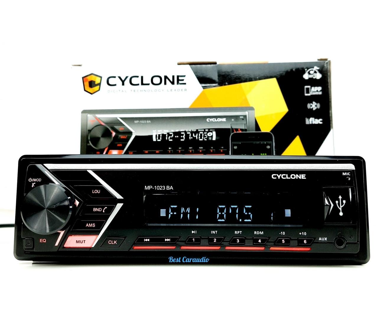 Автомагнітола CYCLONE MP-1023R BA