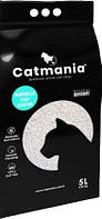 Бентонитовый наполнитель , для кошачьего туалета Catmania марсельское мыло + бирюзовые гранулы 5л