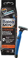 Станки одноразовые мужские Balea men 3-Klingen, 8 шт.