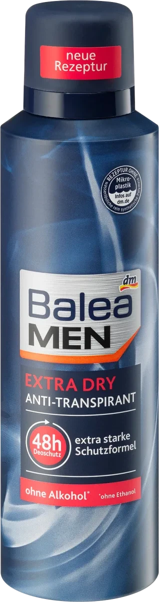 Дезодорант антиперспірант чоловічий Balea men Extra Dry, 200 мл