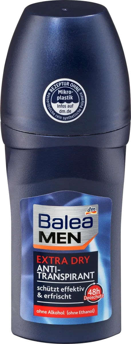 Кульковий дезодорант Balea men Еxtra Dry, 50 мл, фото 1