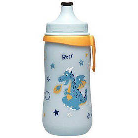 Поїльник NIP Kids Cup 330 мл з висувною кришкою 18 м+, Хлопчик 35051