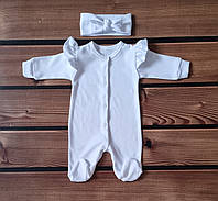 Комплект для новонароджених на виписку, фотосесію, хрещення