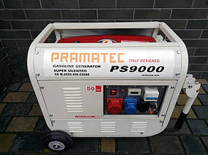 Електрогенератор бензиновий 4-тактний Pramatec PS9000 (2.8 Кв, 3 фази, 15 л)
