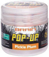 Бойлы Brain Pop-Up F1 Pickle Plum (слива з часником 10 mm ( 5 шт в зип пакете )