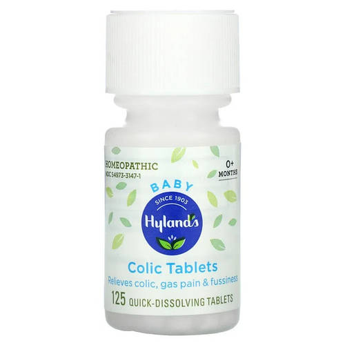 Таблетки от колик Hyland's, Baby "Colic Tablets" для малышей от 0