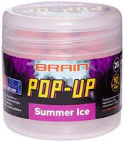 Бойлы Brain Pop-Up F1 Summer Ice (свіжа малина) 10 mm ( 5 шт в зип пакете )