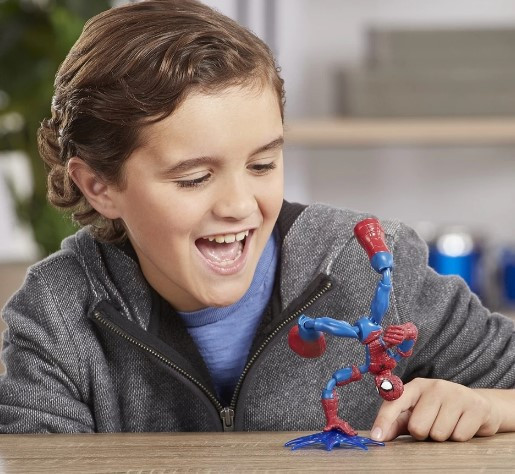 Гнучка фігурка Людина-Павук Бенді Spiderman Bend and flex 15 см Hasbro Е7686