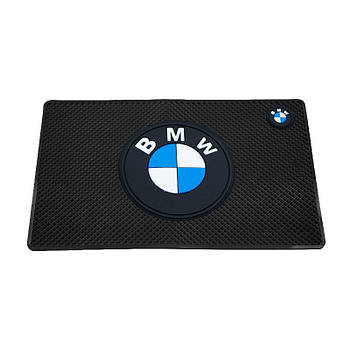 Антиковзаючий килимок на панель авто BMW (БМВ)