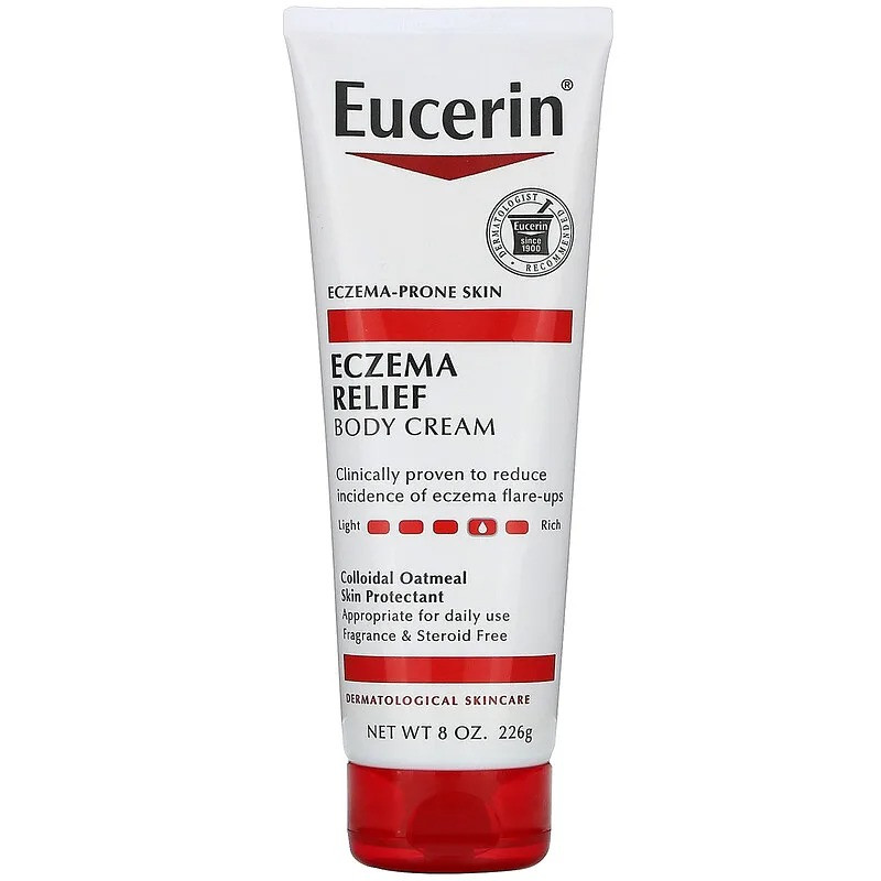 Крем від екземи Eucerin "Eczema Relief" для сухої, подразненої та пошкодженої шкіри (226 г)