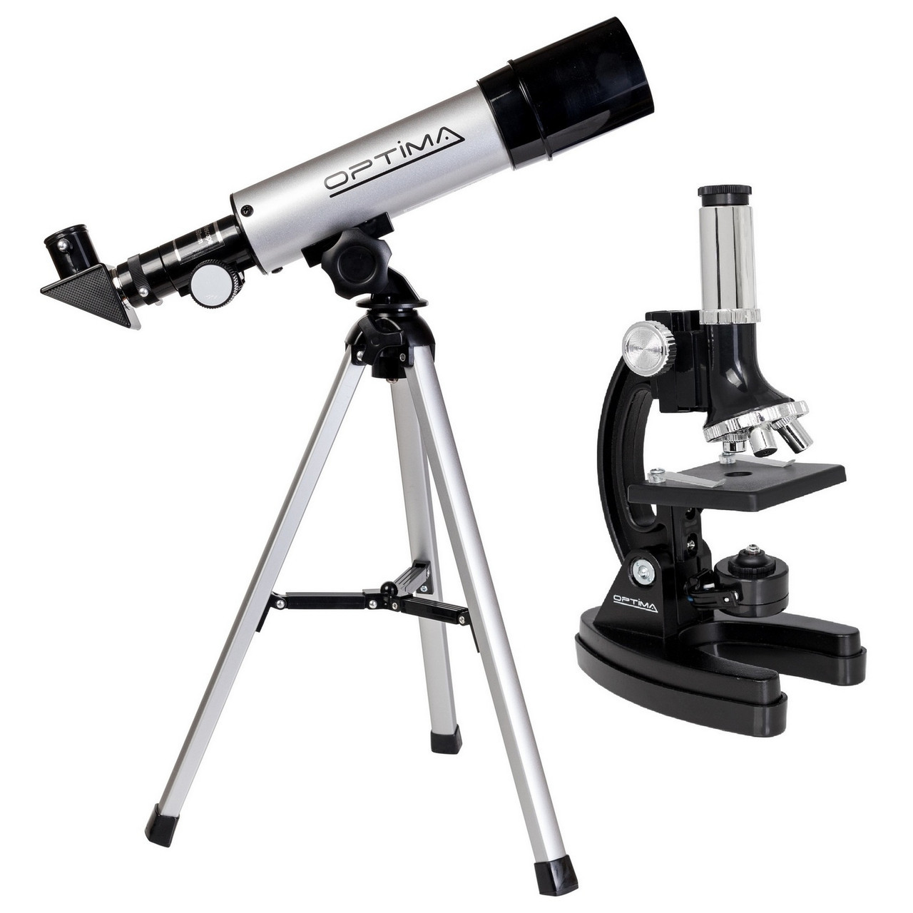 Микроскоп Optima Universer 300x-1200x + Телескоп 50/360 AZ в кейсе (MBTR-Uni-01-103) - фото 2 - id-p1604747627