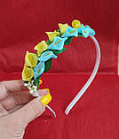 Обідок український із квітами Обруч український, фото 4