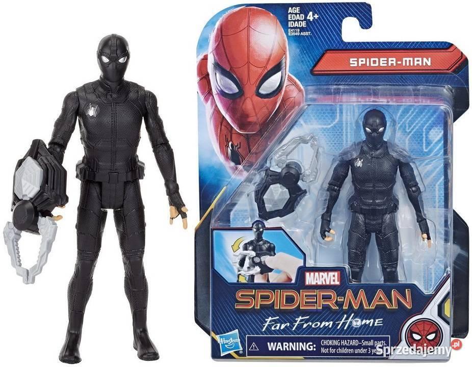 Фігурка Spiderman Людина-Павук у чорному костюмі-невидимці з к/ф Людина-павук: Далеко від дому15 см Hasbro Е4119