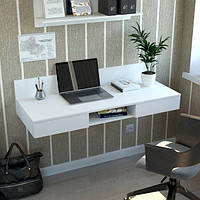 Компьютерный стол навесной MebelProff КС-26, стол с выдвижными ящиками, настенный стол, туалетный столик