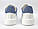Блакитні кросівки жіночі білі кеди шкіряне взуття літня Cosmo Shoes Finni Blu, фото 4