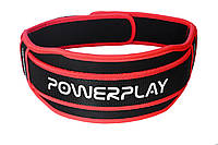 Пояс для важкої атлетики PowerPlay 5545 неопреновий Чорно-Червоний XL