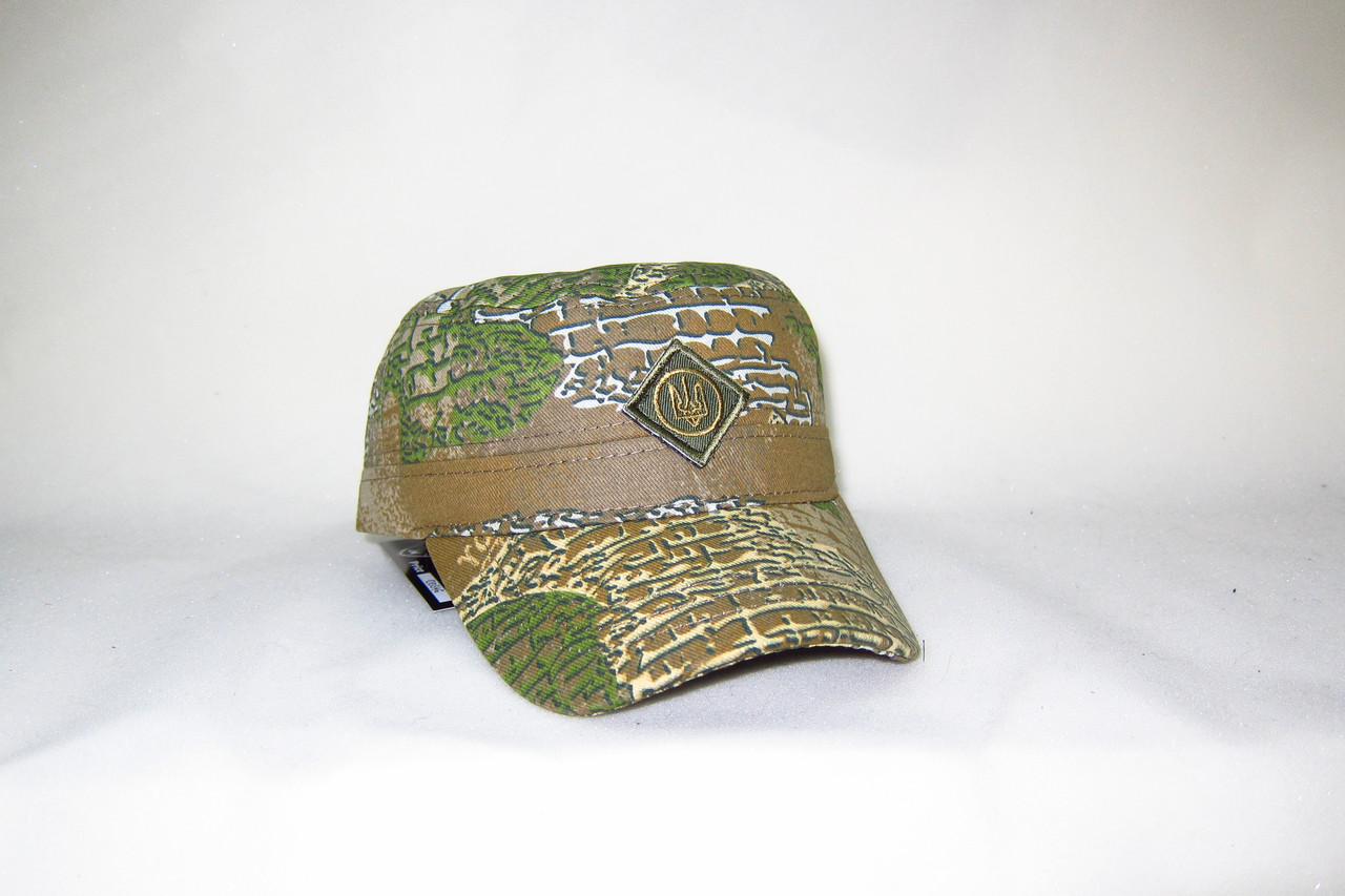Кепка немка тактична камуфляжна Варан з шевроном ЗСУ DAVANI 00546-1, фото 1