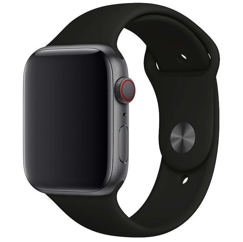 Ремінець Silicone Band для Apple Watch 42 / 44mm (S / M) Black