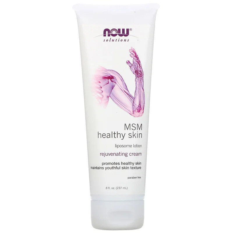 Ліпосомний лосьйон NOW Foods "MSM Healthy Skin Liposome Lotion" з MСM (237 мл)