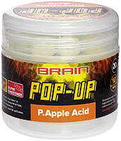 Бойлы Brain Pop-Up F1 P. Apple Acid (ананас) 8 mm ( 10 шт в зип пакете )