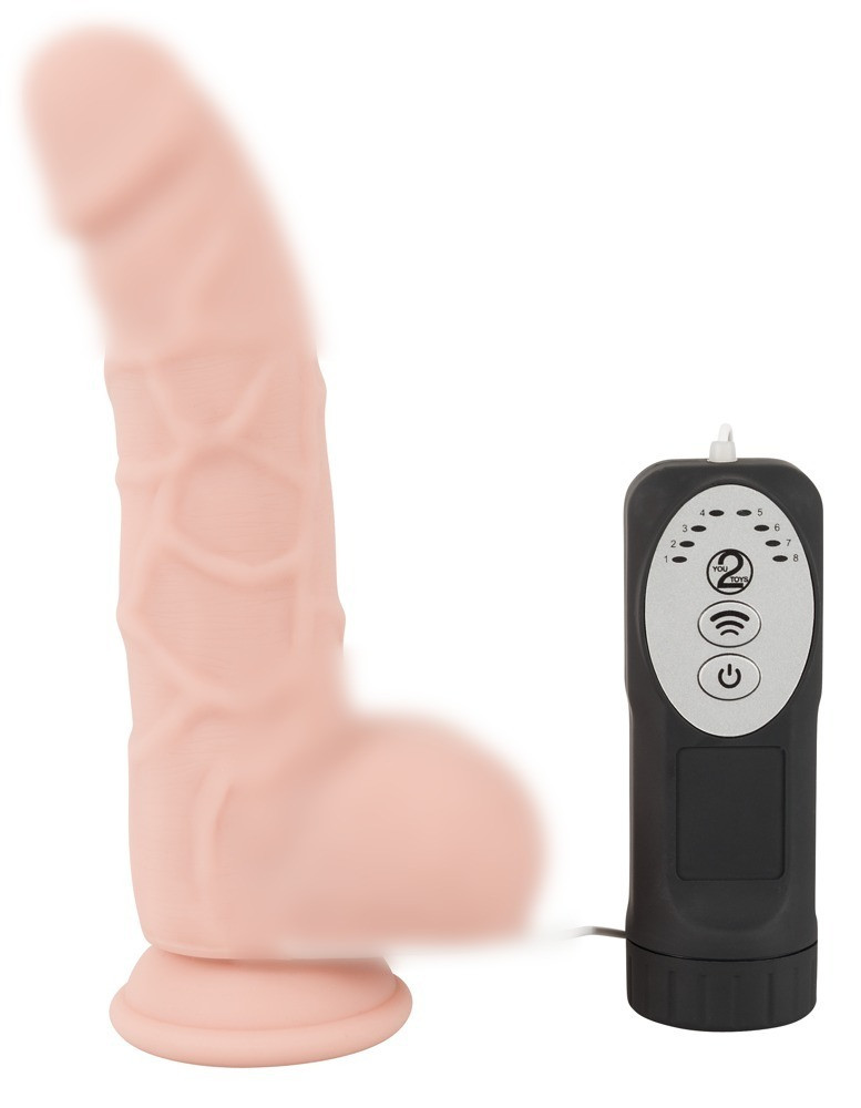 Вібратор із пульсацією Medical Silicone Pulsating Vibrator, 20х4,4 см.