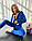 Комфортный женский спортивный костюм. Капюшон, молния, карманы. Королевский бархат.42,44,46,48,50,52. Цвет3, фото 2