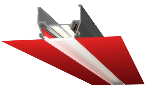 Профіль ALTEZA для натяжних стель - Vector (пофарбований у білий) (2 м. п.)