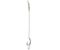 Готовый поводок Carp Pro Sinking Braid 30 lb x8 Curved Shank №4