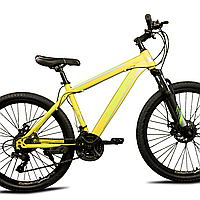 Горный спортивный велосипед 26 дюймов Unicorn Inspirer Велосипед для подростка 26 дюймов Желтый