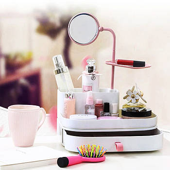 Органайзер для косметики Cosmetic Organizer з дзеркалом 7009