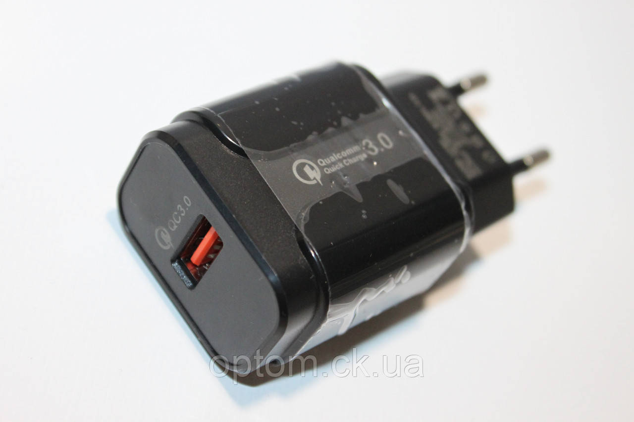 Заряджання Блочко 3A Quick Charge 3.0 Black