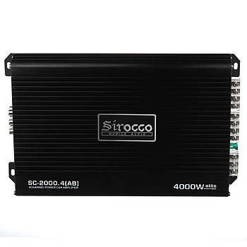 Підсилювач Sirocco CAR AMP SC 2000 4CH 4000 W