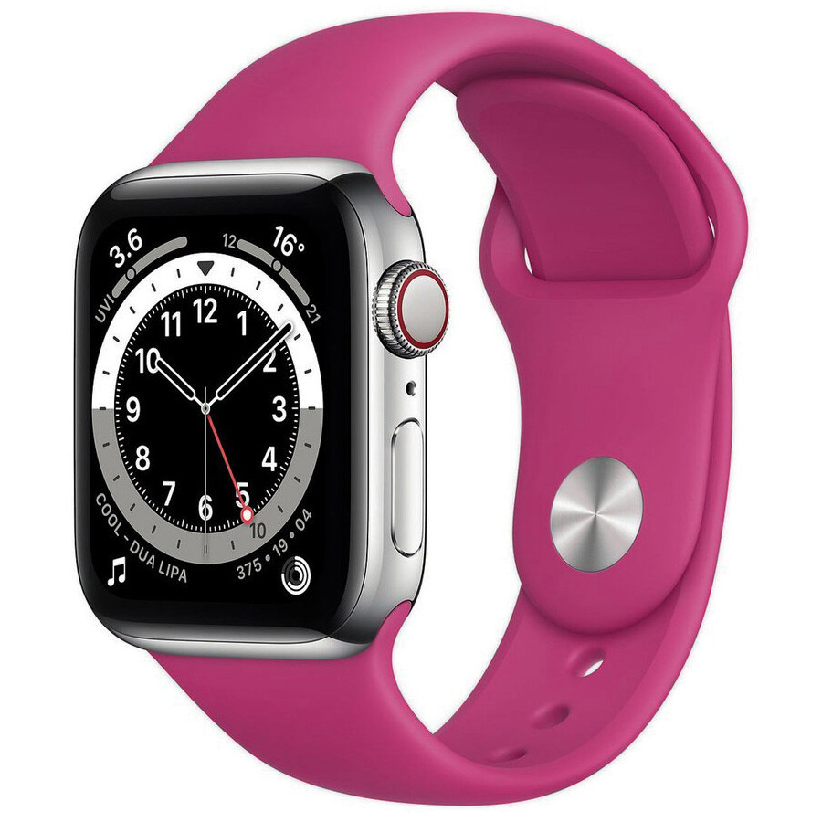 Ремінець Silicone Band для Apple Watch 38 / 40mm (S / M) Fuschia