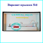 Прямокутний акваріум А-90А з кришкою та лампами 1x15 W, Т8, фото 2
