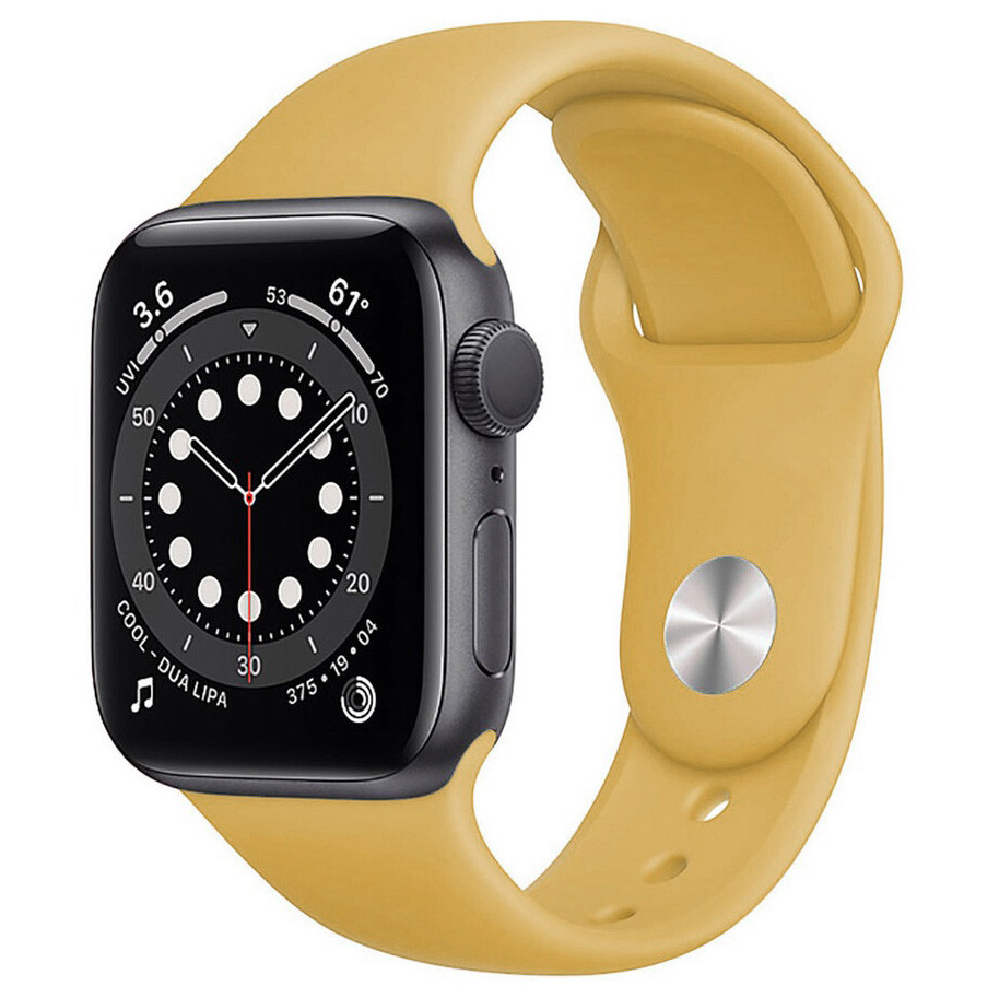 Ремінець Silicone Band для Apple Watch 38 / 40mm (S / M) Yellow