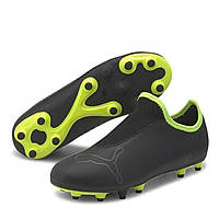 Дитячі бутси Puma Finesse Firm Ground Football Black/FluYellow, оригінал. Доставка від 14 днів