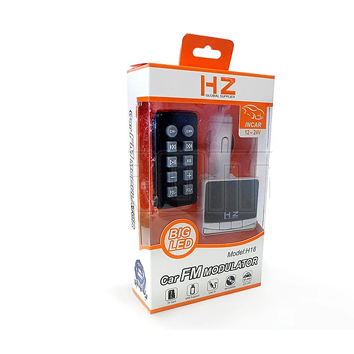 FM-модулятор HZ FM H18 Bluetooth, Білий