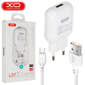 Мобільний зарядний пристрій для XO L37 micro (1USB/2.1A)