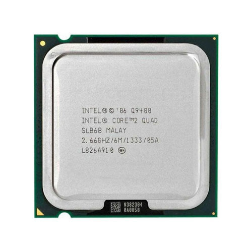 Процесор Intel Core 2 Quad Q9400, 4 ядра, 2.66ГГц, LGA 775