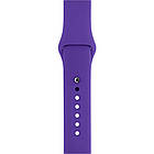 Ремінець Silicone Band для Apple Watch 38 / 40mm (S / M) Violet, фото 3