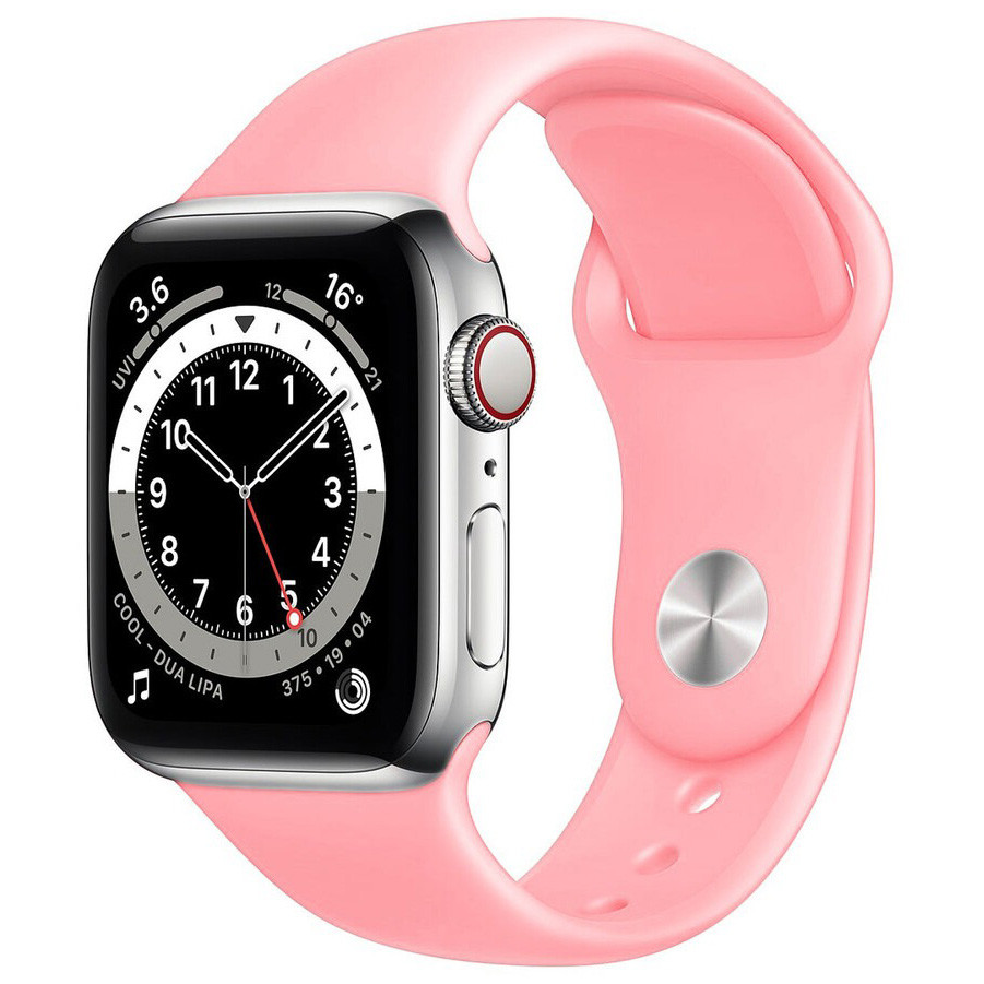 Ремінець Silicone Band для Apple Watch 42 / 44mm (S / M) Pink