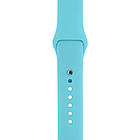 Ремінець Silicone Band для Apple Watch 38 / 40mm (S / M) Sea Blue, фото 3