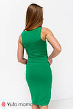 Літня сукня - майка для вагітних та годування LEYA DR-22.092 зелена, фото 6